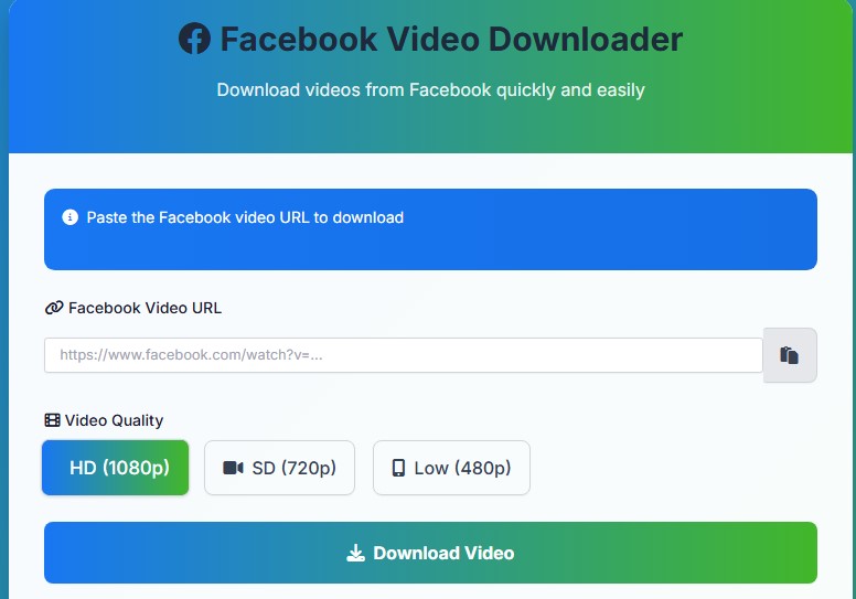 Facebook Video Downloader